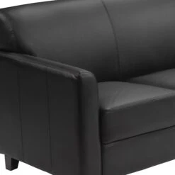 Flash Furniture HERCULES Diplomat Series 70" LeatherSoft Sofa, Black (BT8273BK) -Popular Furniture sp137775603 s7