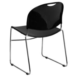Flash Furniture Hercules™ Stacking Chair, Fabric, Black, Seat: 17.6"W X 17.4"D, Back: 17.625"W X 15.5"H 9 Flash Furniture Hercules™ Stacking Chair, Fabric, Black, Seat: 17.6"W X 17.4"D, Back: 17.625"W X 15.5"H -Popular Furniture sp137857412 s7