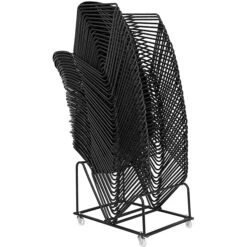 Flash Furniture Hercules™ Stacking Chair, Fabric, Black, Seat: 17.6"W X 17.4"D, Back: 17.625"W X 15.5"H 10 Flash Furniture Hercules™ Stacking Chair, Fabric, Black, Seat: 17.6"W X 17.4"D, Back: 17.625"W X 15.5"H -Popular Furniture sp137857413 s7