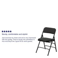 Flash Furniture HERCULES Series Fabric Banquet/Reception Chair, Black, 2/Pack (2AWMC309AFBLK) -Popular Furniture sp142004259 s7