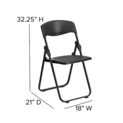 Flash Furniture HERCULES Series Plastic Folding Chair, Black, 2/Pack (2RUTIBLACK) 12 Flash Furniture HERCULES Series Plastic Folding Chair, Black, 2/Pack (2RUTIBLACK) -Popular Furniture sp142006364 s7