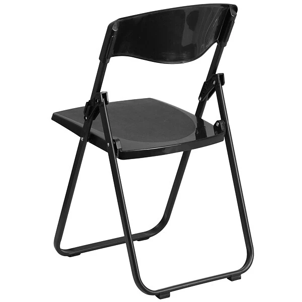 Flash Furniture HERCULES Series Plastic Folding Chair, Black, 2/Pack (2RUTIBLACK) 6 Flash Furniture HERCULES Series Plastic Folding Chair, Black, 2/Pack (2RUTIBLACK) - Image 6