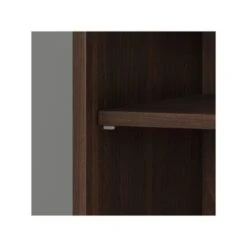 Bush Business Furniture Studio C Tall 5 Shelf Bookcase With Doors, Black Walnut (STC015BW) -Popular Furniture sp143582236 s7