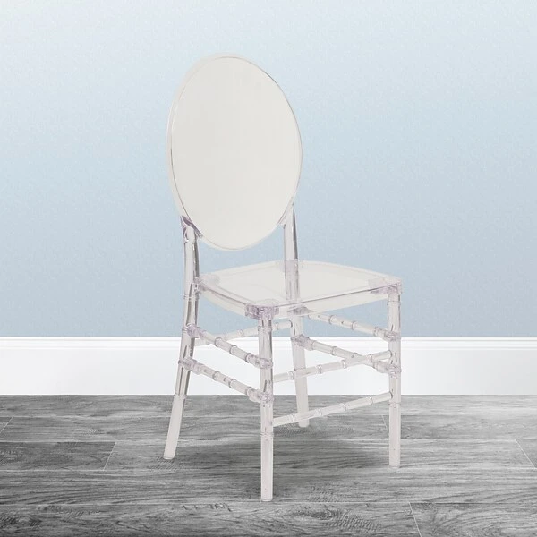 Flash Furniture Flash Elegance Clear Resin Ghost Chair (Y3FLO) 1 Flash Furniture Flash Elegance Clear Resin Ghost Chair (Y3FLO)