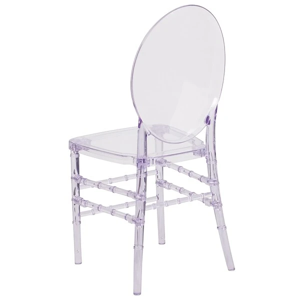 Flash Furniture Flash Elegance Clear Resin Ghost Chair (Y3FLO) 6 Flash Furniture Flash Elegance Clear Resin Ghost Chair (Y3FLO) - Image 6