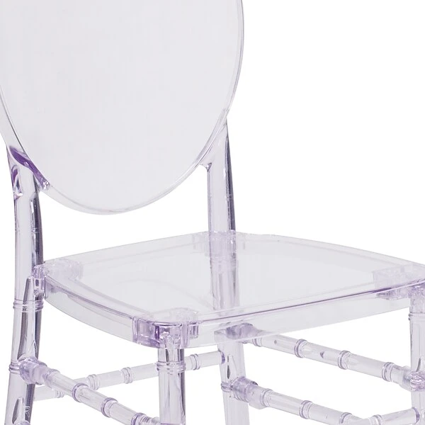 Flash Furniture Flash Elegance Clear Resin Ghost Chair (Y3FLO) 7 Flash Furniture Flash Elegance Clear Resin Ghost Chair (Y3FLO) - Image 7