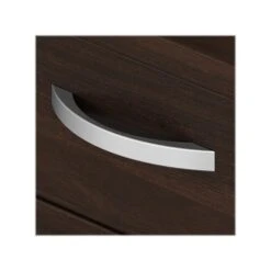 Bush Business Furniture Hybrid 26" Office Storage Cabinet With Drawers And 2 Shelves, Black Walnut (HYF130BWSU-Z) -Popular Furniture sp147788017 s7