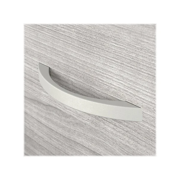 Bush Business Furniture Hybrid 21" Low Storage Cabinet With Doors And 6 Shelves, Platinum Gray (HYS160PG-Z) 4 Bush Business Furniture Hybrid 21" Low Storage Cabinet With Doors And 6 Shelves, Platinum Gray (HYS160PG-Z) - Image 4