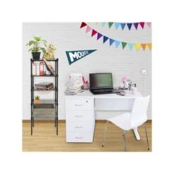 Mount-It! 5-Tier Metal Shelving Unit, 17", Black (MI-7861) 10 Mount-It! 5-Tier Metal Shelving Unit, 17", Black (MI-7861) -Popular Furniture sp148296764 s7