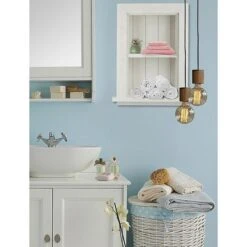 AdirHome Recessed Wall Mount Shelf, Wooden Utility Storage Shelf, 12.75'' W, White (515-01-WHI) 10 AdirHome Recessed Wall Mount Shelf, Wooden Utility Storage Shelf, 12.75'' W, White (515-01-WHI) -Popular Furniture sp151429663 s7