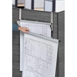 AdirOffice 18.25'' Steel Blueprint Storage Cubicle, Wall Rack, Grey (618-GRY) -Popular Furniture sp151429831 s7