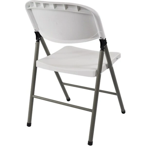 Advantage White Poly Folding Chair, Oversized (FCIM-WG) 2 Advantage White Poly Folding Chair, Oversized (FCIM-WG) - Image 2