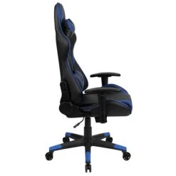Flash Furniture X20 Ergonomic LeatherSoft Swivel Reclining Gaming Chair, Blue (CH1872301BL) -Popular Furniture sp154745684 s7