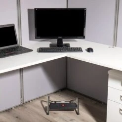 Mind Reader Harmony Collection Mind Reader Footrests, Black (FOUREST-BLK) -Popular Furniture sp155205777 s7