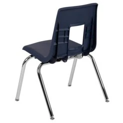 Flash Furniture Mickey Advantage Plastic/Steel Student Stacking Chair, Navy, 4/Pack (ADVSSC16NAVY) -Popular Furniture sp155517591 s7