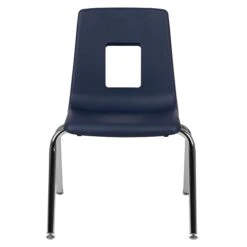 Flash Furniture Mickey Advantage Plastic/Steel Student Stacking Chair, Navy, 4/Pack (ADVSSC16NAVY) -Popular Furniture sp155517596 s7