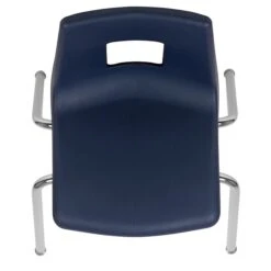 Flash Furniture Mickey Advantage Plastic/Steel Student Stacking Chair, Navy, 4/Pack (ADVSSC18NAVY) -Popular Furniture sp155517608 s7