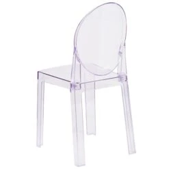 Flash Furniture Ghost Chair, Transparent Crystal Clear, 4 Pack -Popular Furniture sp155519498 s7