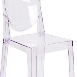 Flash Furniture Ghost Chair, Transparent Crystal Clear, 4 Pack -Popular Furniture sp155519499 s7