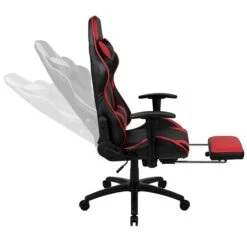 Flash Furniture X30 Ergonomic LeatherSoft Swivel Gaming Chair, Red (CH187230RED) -Popular Furniture sp155711477 s7