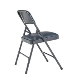 NPS 1200 Series Vinyl Padded Premium Folding Chairs, Dark Midnight Blue/Char-Blue, 4/Pack (1204/4) -Popular Furniture sp160038589 s7