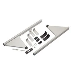 AdirOffice 18.25'' Steel Blueprint Storage Cubicle, Wall Rack, Grey (618-GRY)