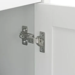 Bush Furniture Salinas 29.96" Accent Storage Cabinet With 3 Shelves, Shiplap Gray/Pure White (SAS147G2W-03) -Popular Furniture sp164749904 s7