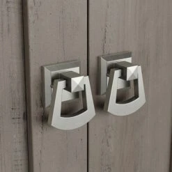 Bush Furniture Salinas 62.95" Tall Storage Cabinet With 4 Shelves, Driftwood Gray (SAS332DG-03) -Popular Furniture sp164751115 s7