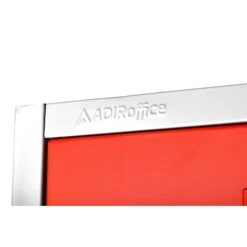 AdirOffice 72" D 4-Compartment Steel Tier Key Lock Red Storage Locker (629-204-RED) -Popular Furniture sp167909614 s7