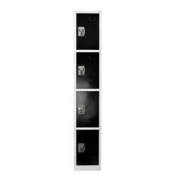AdirOffice 72" 4-Compartment Steel Tier Key Lock Black Storage Locker (629-204-BLK) -Popular Furniture sp167909687 s7