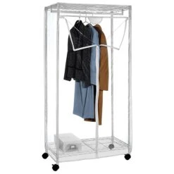 Whitmor Supreme Clothes Closet, White/Clear (60711947)