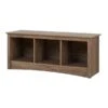 Prepac Cubbie Bench, Drifted Gray (DSC-4820)