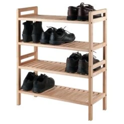 Winsome Trading Inc. Mercury 2-Piece Stackable Shoe Rack Set (81429) 11 Winsome Trading Inc. Mercury 2-Piece Stackable Shoe Rack Set (81429) -Popular Furniture sp20864847 s7