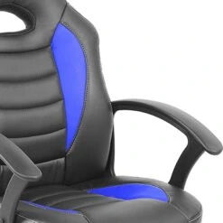 Techni Mobili Kid's Gaming And Student Racer Chair, Blue (RTA-KS40-BL) -Popular Furniture sp21518915 s7