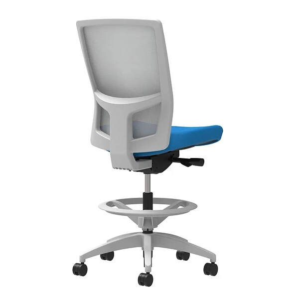 Union & Scale Workplace2.0™ Fabric Stool, Cobalt, Integrated Lumbar, Armless, Synchro-Tilt Seat Control (53813) 1 Union & Scale Workplace2.0™ Fabric Stool, Cobalt, Integrated Lumbar, Armless, Synchro-Tilt Seat Control (53813)