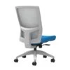 Union & Scale Workplace2.0™ Fabric Task Chair, Cobalt, Integrated Lumbar, Armless, Synchro-Tilt W/ Seat Slide Control (53498)