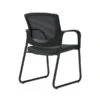 Union & Scale™ Workplace2.0™ Fabric Guest Chair, Iron Ore, Integrated Lumbar, Fixed Arms, Stationary Seat Control (53728)