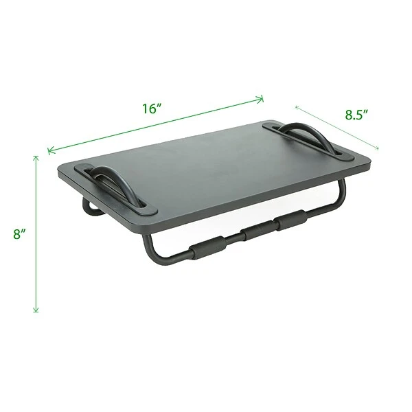 Mind Reader Tilting Ergonomic Foot Rest, Smooth Surface, Adjustable Angles, Black (FTILT-BLK) 6 Mind Reader Tilting Ergonomic Foot Rest, Smooth Surface, Adjustable Angles, Black (FTILT-BLK) - Image 6