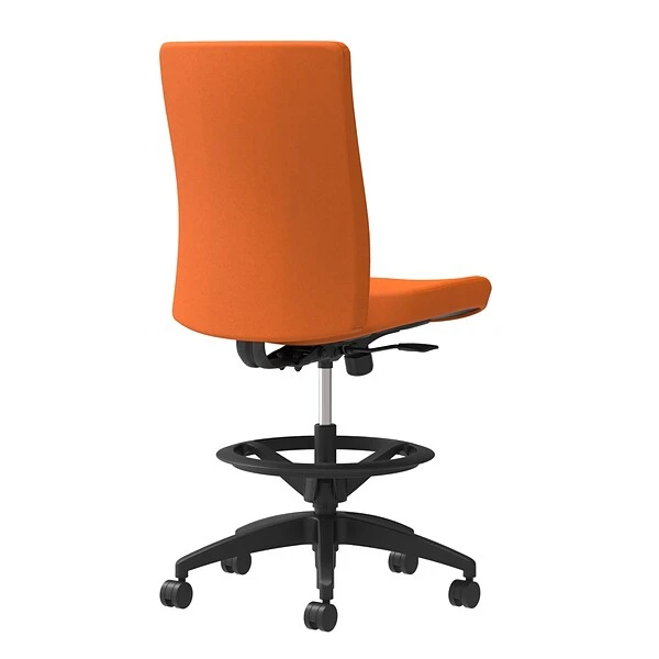 Union & Scale Workplace2.0™ Stool Upholstered, Armless, Apricot Fabric, Limited Synchro Tilt (54226) 1 Union & Scale Workplace2.0™ Stool Upholstered, Armless, Apricot Fabric, Limited Synchro Tilt (54226)
