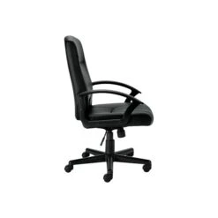 Offices To Go OTG Faux Leather Task Chair, Black (OTG11776B)