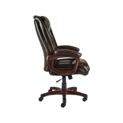 Quill Brand® Westcliffe Bonded Leather Computer And Desk Chair, Brown (50219R-CC) -Popular Furniture sp37727216 s7