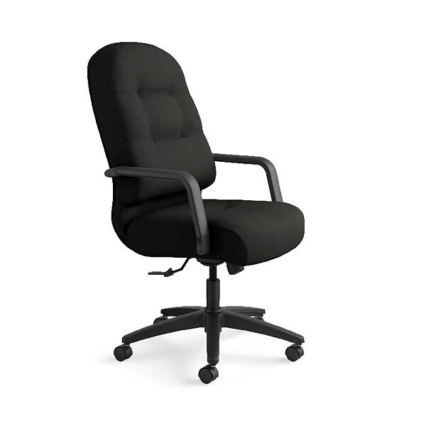 HON Pillow-Soft Leather Executive Chair, Black (HON2091SR11T) 1 HON Pillow-Soft Leather Executive Chair, Black (HON2091SR11T)