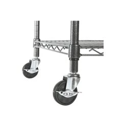 Alera Complete 4-Shelf Metal Unit, 48"W, Anthracite Black (ALESW604818BA) -Popular Furniture sp43802957 s7