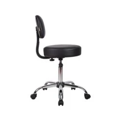 Boss Be Well Medical Spa Professional 26.5" Drafting Stool, Black (B245-BK) -Popular Furniture sp43805286 s7