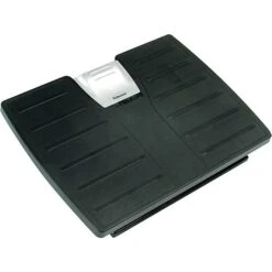 Fellowes Office Suites Tilt Adjustable Footrests, Black/Silver (8032201)