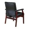 Regency Ivy Wood Accent Chair, Black (9075BK)