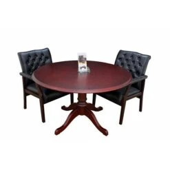 Regency Ivy Wood Accent Chair, Black (9075BK) -Popular Furniture sp4555547 s7