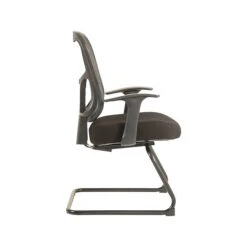 Tempur-Pedic TP8100 Mixed Materials Guest Chair, Black (TP8100-BLACK) -Popular Furniture sp46039700 s7