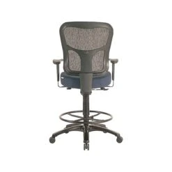 Tempur-Pedic Mesh Back Fabric Drafting Stool, Navy (TP8200-NAVY) 5 Tempur-Pedic Mesh Back Fabric Drafting Stool, Navy (TP8200-NAVY) -Popular Furniture sp46777939 s7