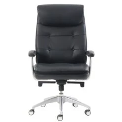 Beautyrest Royo Big & Tall Bonded Leather Executive Chair, Black (60003)